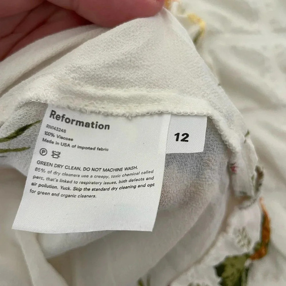 Reformation Christine floral mini dress in bouquet - Picture 12 of 13